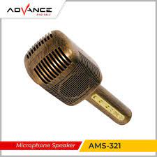 [ 100% Ori ] ADVANCE Microphone Speaker Karaoke Multifungsi AMS-321 |Garansi Resmi Advance 1 Tahun