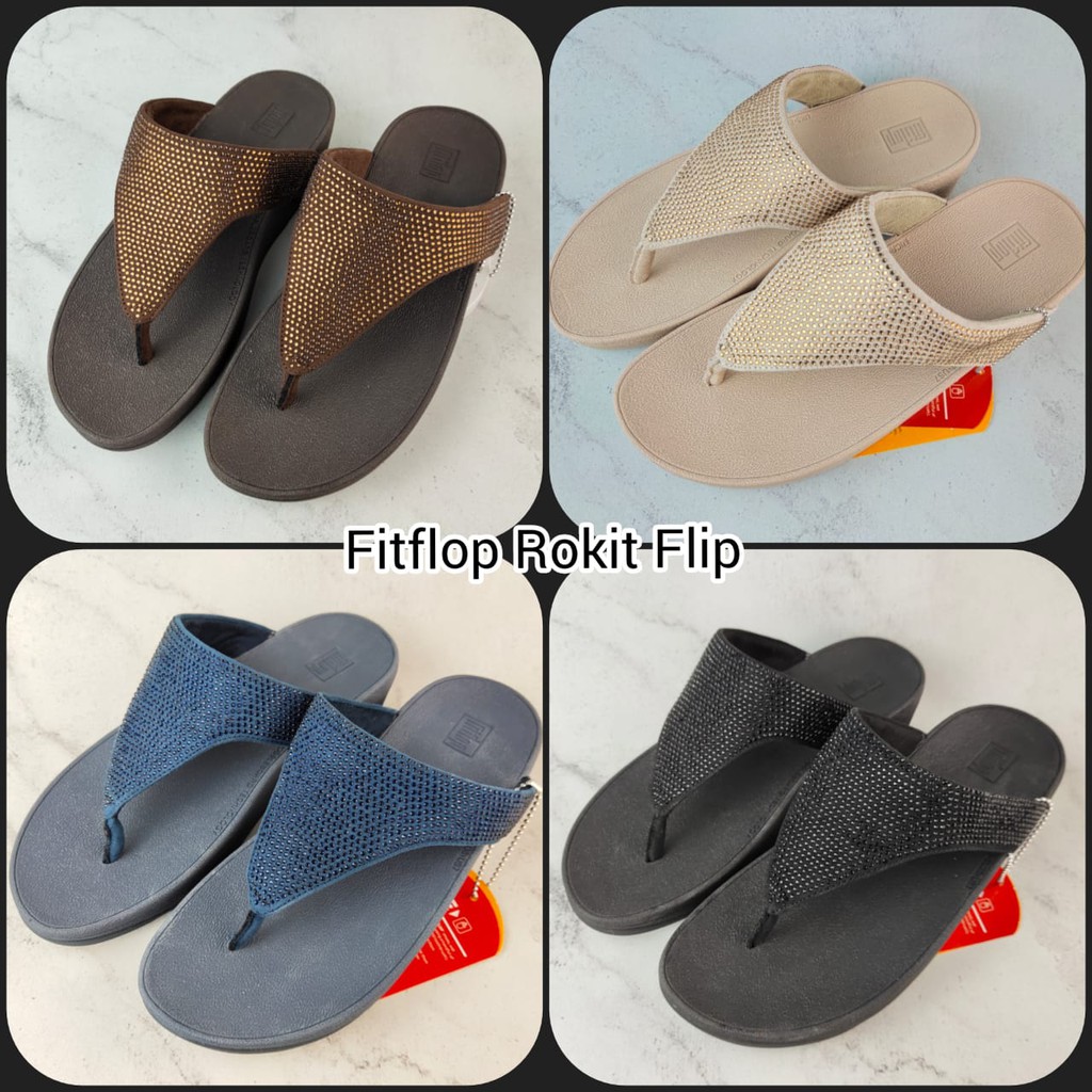 Fitflop New Rokit Flip / Sandal / Fitflop / Sandal Wanita / Sandal Jepit Wanita / Rokit Jepit