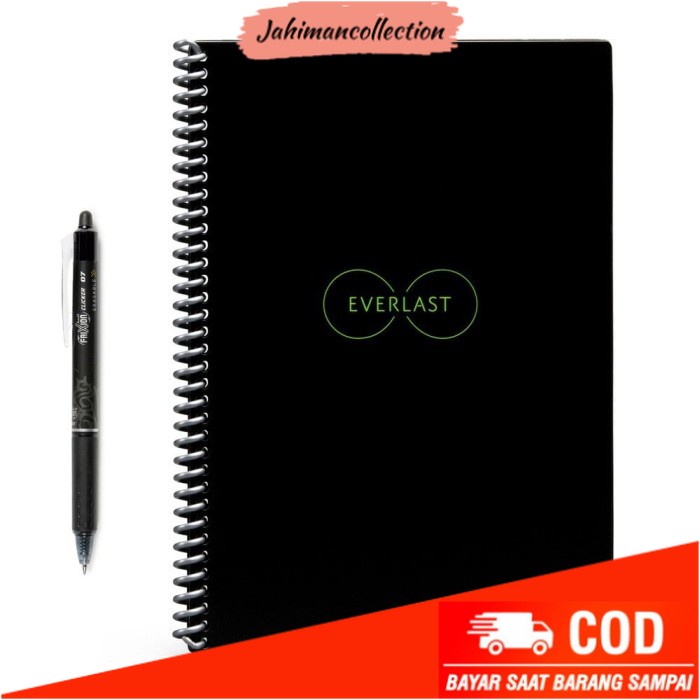 

✨ BISA COD ✨ Rocketbook Everlast Smart Notebook-Executive (6"x8.8")