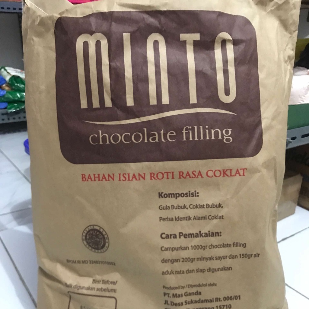 

Minto chocolate filling 1 kg