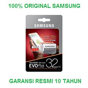 Memory SAMSUNG 32GB Evo Plus Class 10 Micro SD original100%