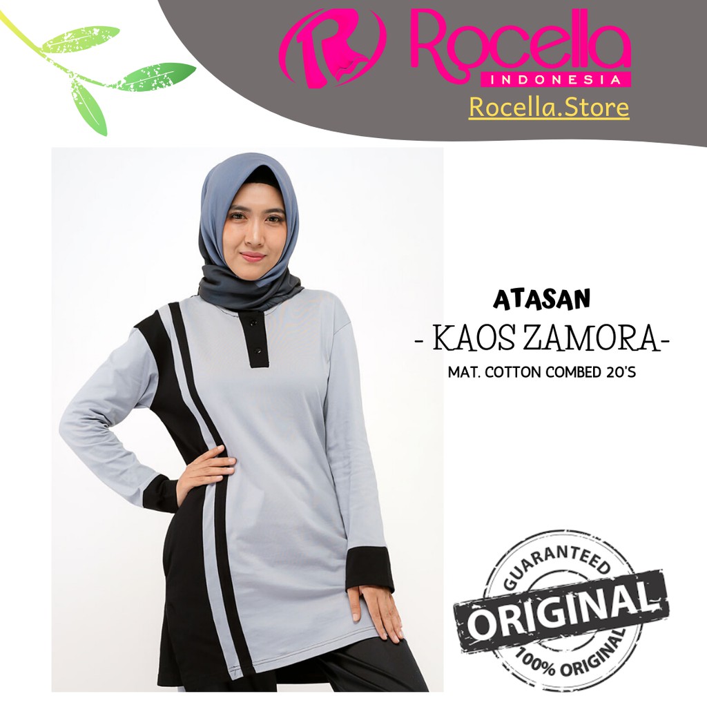 Kaos Olahraga Wanita Zamora Kaos Panjang Muslimah 