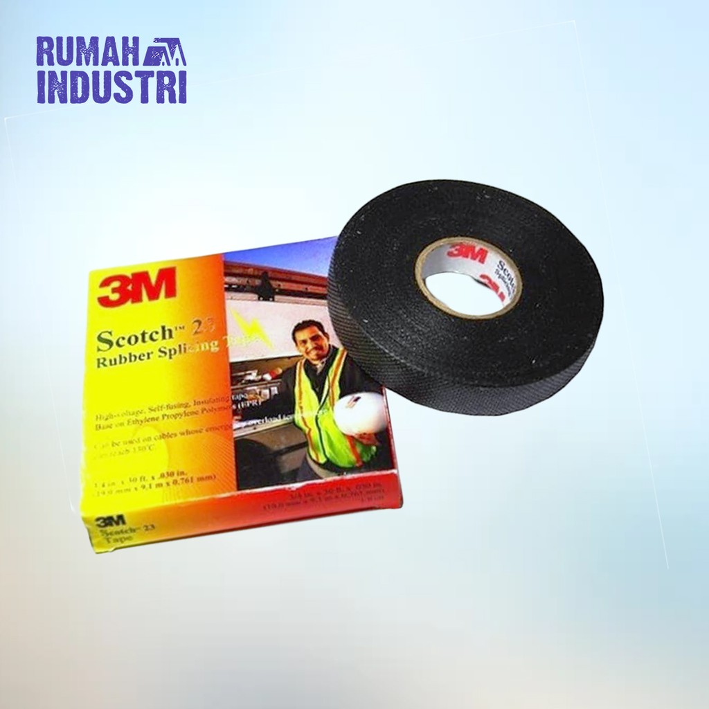 

AMAN! Isolasi Listrik Scotch Tape 23 Rubber Splicing Tape 3M 3/4 in x 30 ft