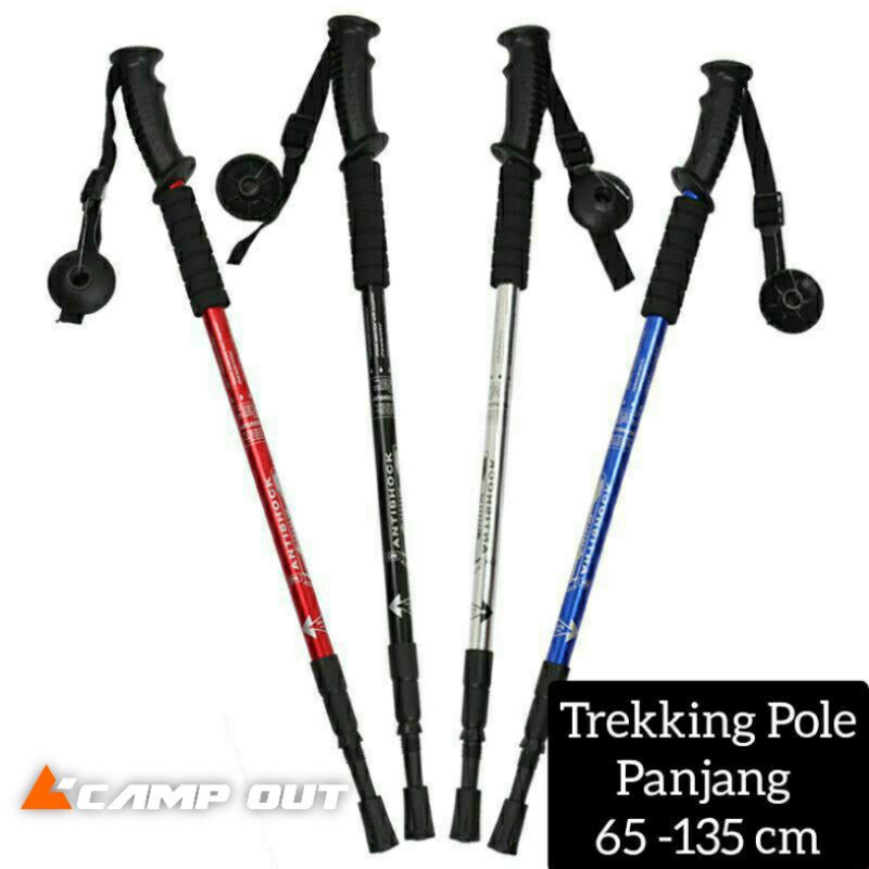 Tracking pole anti shock/tongkat hiking/tongkat gunung /Trekking pole Anti Shock