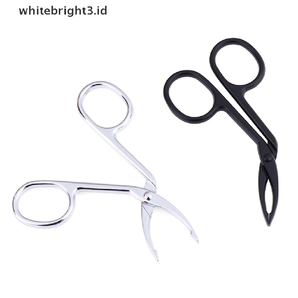 (whitebright3.id) Gunting / Pinset Pencabut Alis / Bulu Mata