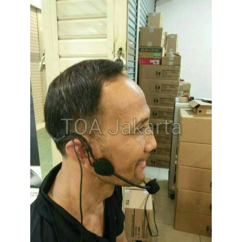 MIC HEADSET TOA ZM 370 MIK HEADSET MICROPHONE HEADSET TOA ZM 370 ASLI