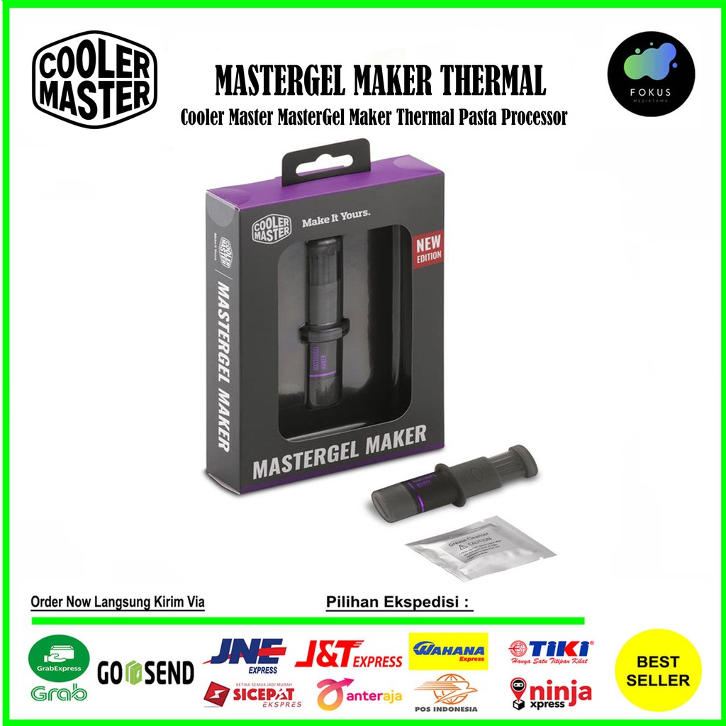 Cooler Master MasterGel Maker Thermal Pasta Processor GPU CPU VGA