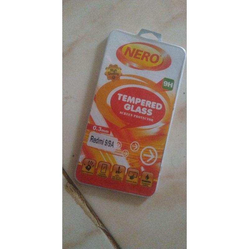 Tempered glass Redmi Note 9 Nero Full layar