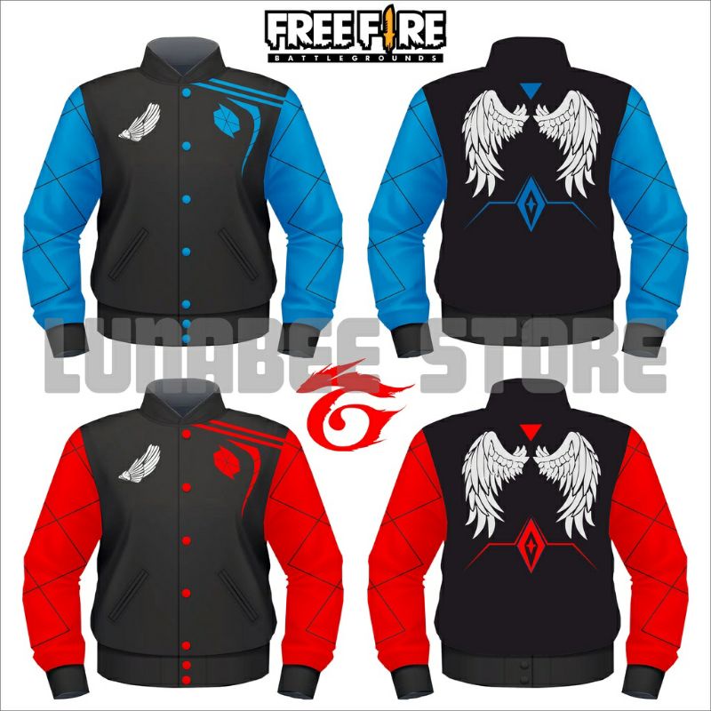 Jaket gaming ff anak & dewasa ready stock