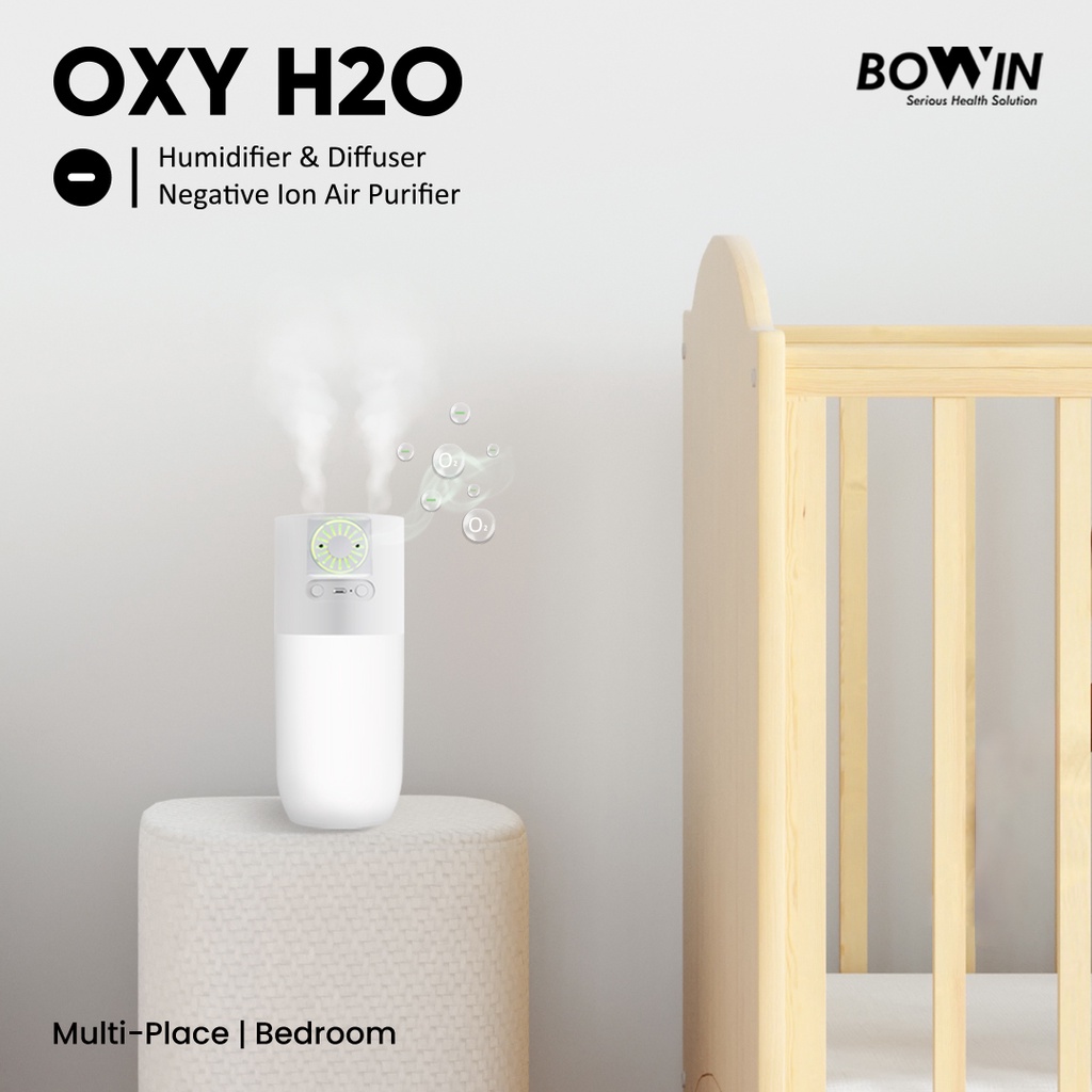 Bowin Oxy H2O (4in1: Air Humidifier, Purifier, Diffuser, &amp; Night Light)