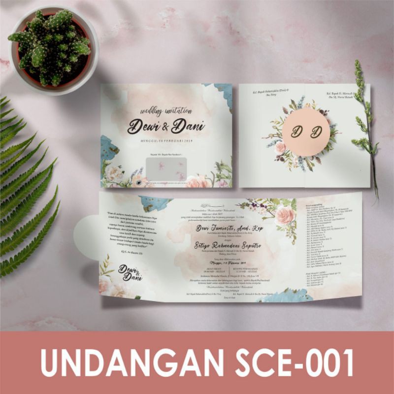 

SCE 001 Blangko Undangan Kosongan Griya Blanko + File Setting Corel