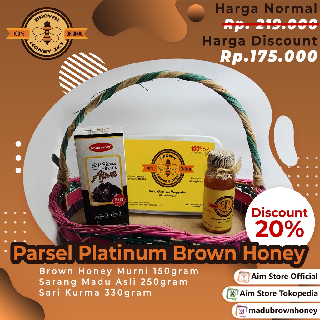 

Parsel Platinum Brown Honey DISCOUNT 20%