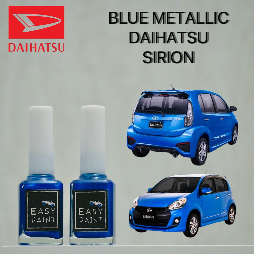 Cat Oles Blue Metallic Daihatsu Sirion Biru Metalik