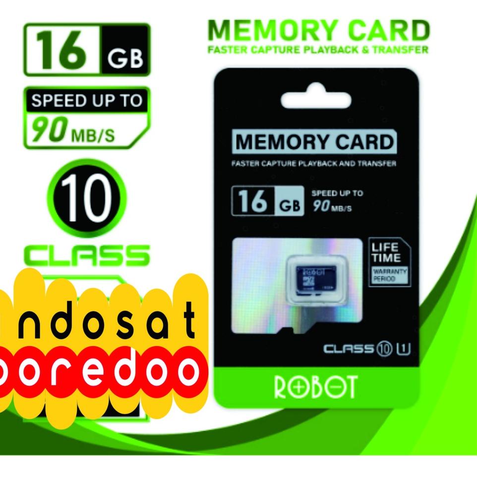 Grosir I7DMG (INDOSAT UNL) ROBOT STORAGE MICRO SD 4GB/16GB/32GB CLASS 6 TF CARD WITH PACKAGE 94 Diskon