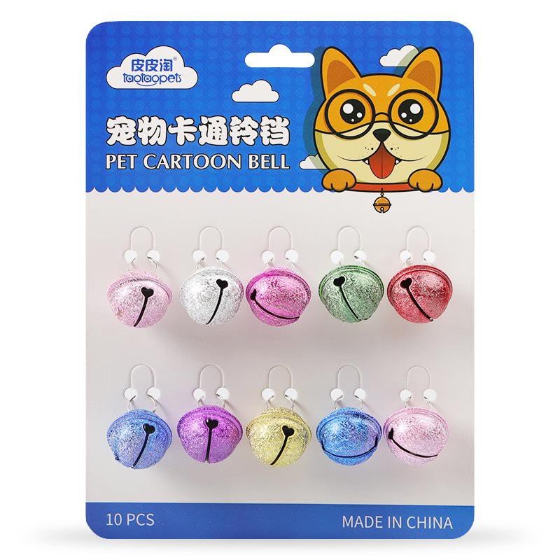 PH.Medan 1pack 10pcs Pet Cartoon Bell / Bola Kerincing