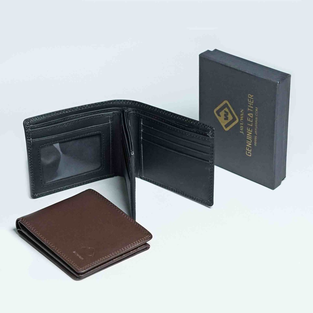 Dompet Pria 3 Dimensi Original Kulit  Sapi Asli Fullgrain 