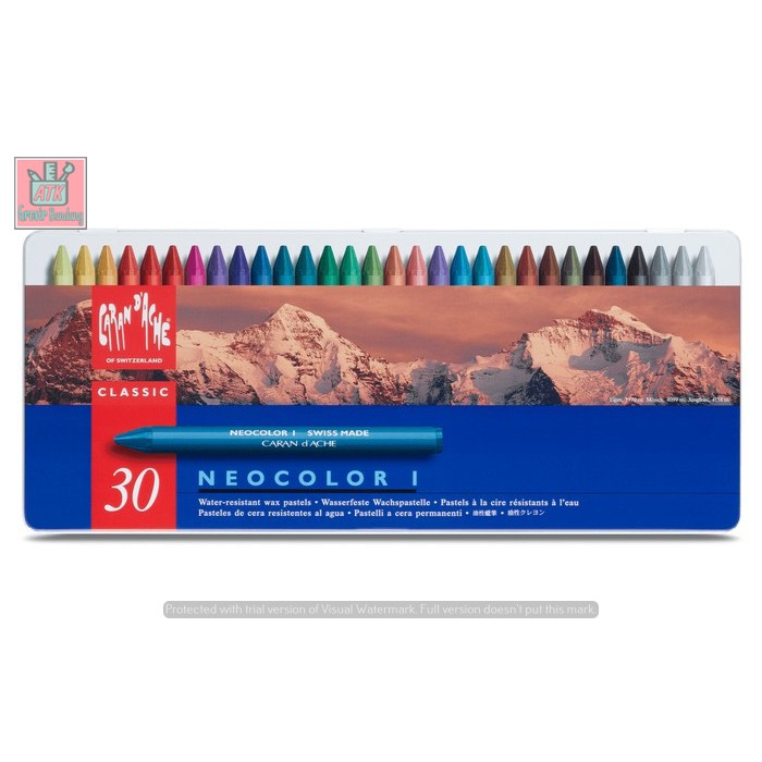 

Crayon Carandache NeoColor I 30 Warna Non Water Soluble - SHAGB