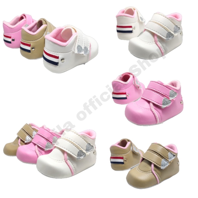 sepatu prewalker bayi perempuan 0 12 bulan murah / sepatu bayi newborn perempuan wanita - raisa