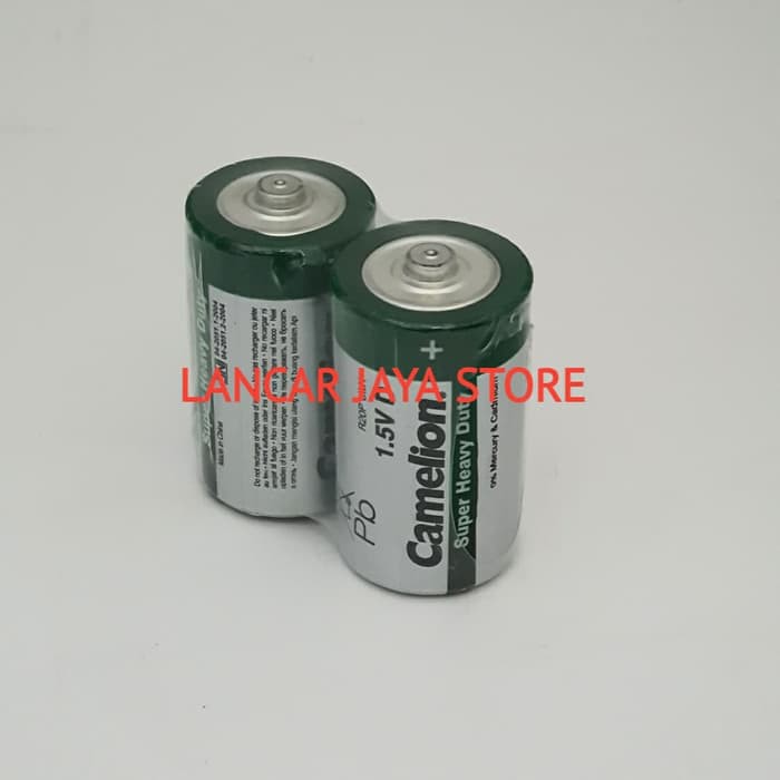 Baterai/Batrai/Bateray R20 Camelion Type D Super Heavy Duty 1.5V Ori