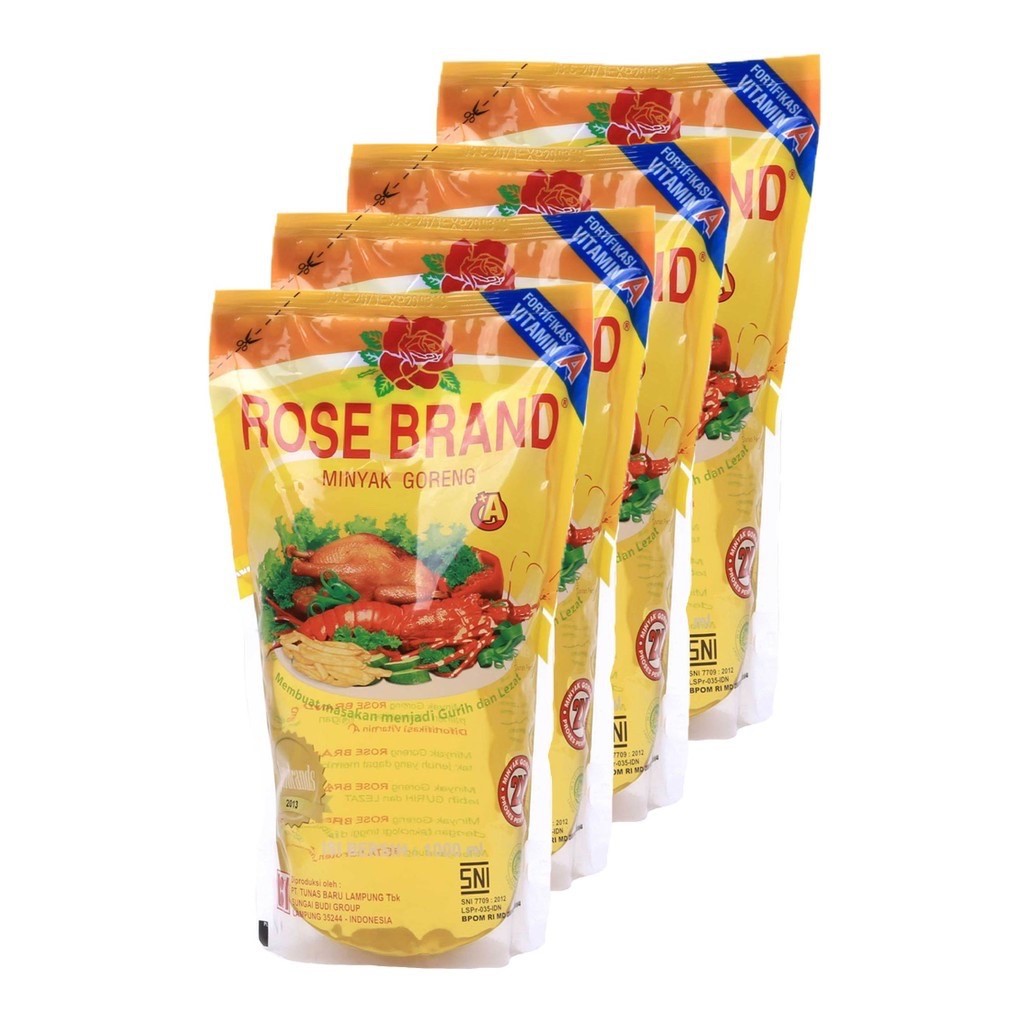 

Rose Brand Minyak Goreng 1 L x 4 pc