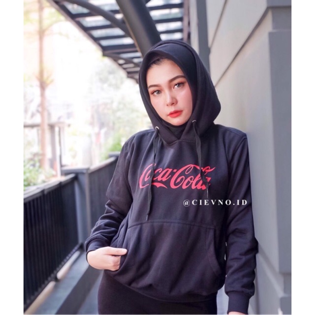 HOODIE COCACOLA SIZE M - XXXL