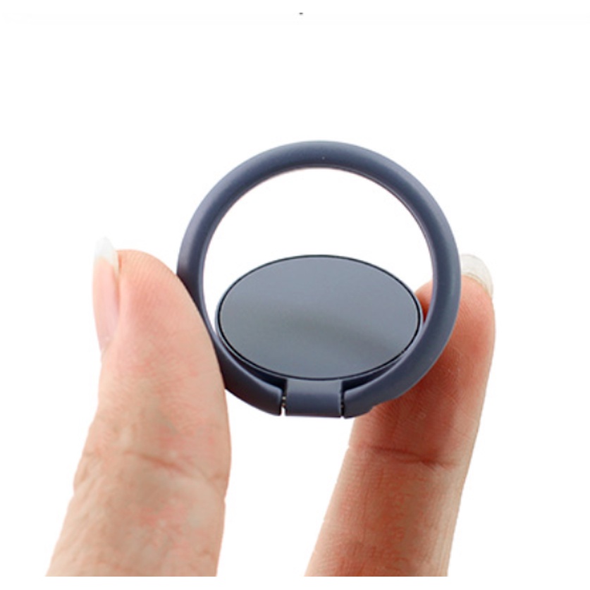 [360 Degree Finger Ring Smartphone Stand Holder ][Ultra-Thin Round Magnetic Phone Finger Ring Holder Kompatibel dengan iPhone Samsung]