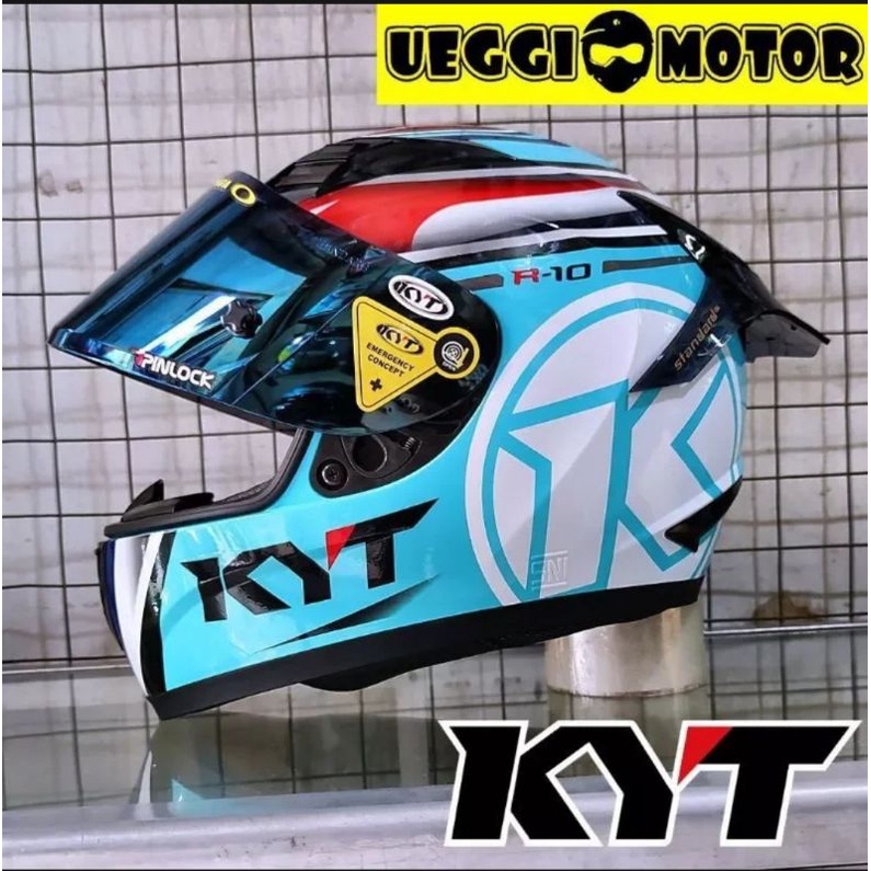 Paket Flat visor + TOPost +Talang air KYT RC7 R10 K2R K2Rider