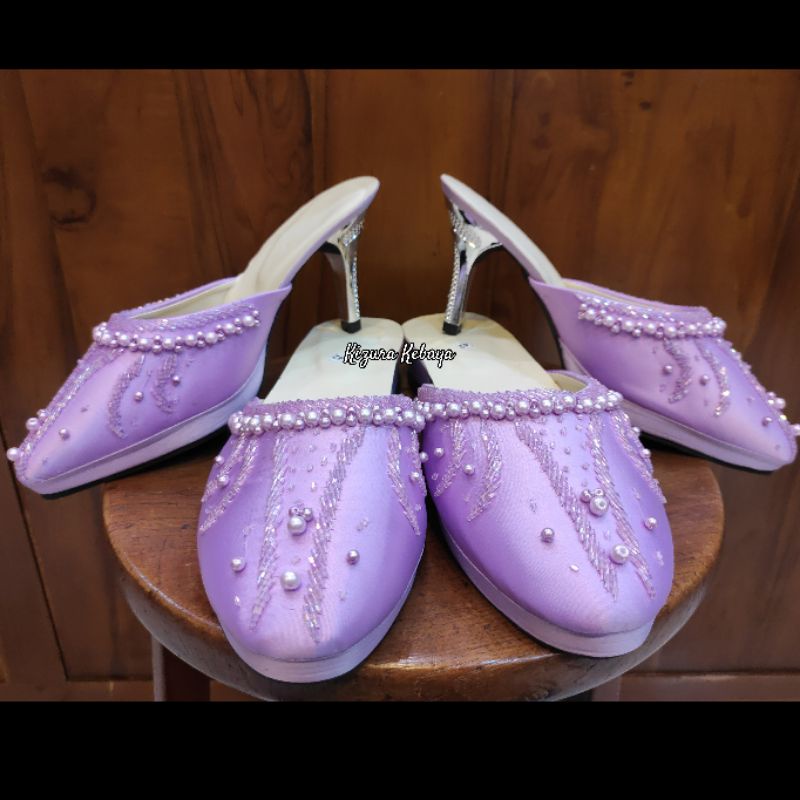 Selop Sandal Sendal Pengantin Payet Sepasang Couple