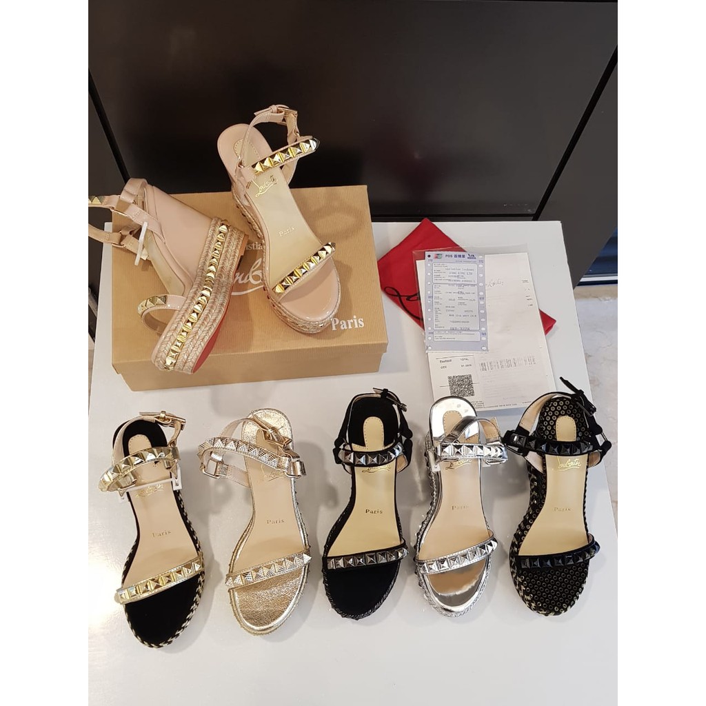 NEW13- FASHION SHOES WEDGES 150601-3 | Shopee Indonesia