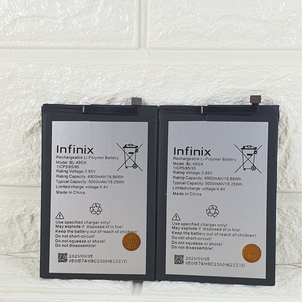 Baterai Battery Original Infinix SMART 5 , X657 , X657B , X657C Kode Batre BL49GX BL-49GX