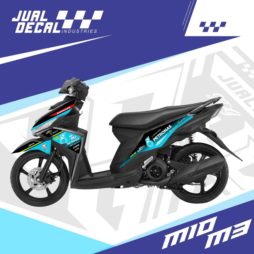 Striping Mio M3 variasi | Stiker Mio M3 | Mio Z 125 PETRONAS Livery