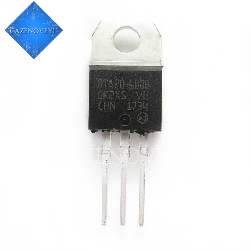 10Pcs Ic BTA20-600B BTA20 BTA20-600 Triacs 20 Amp 600 Volt TO-220