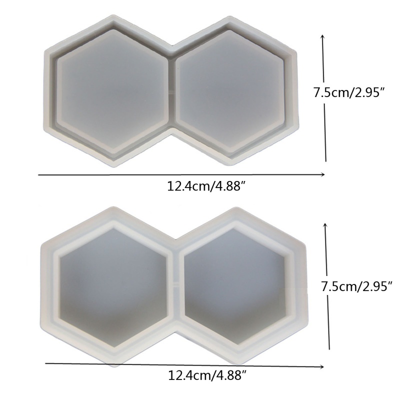 Siy Cetakan Kotak Penyimpanan Resin Bahan Silikon Dengan Tutup Untuk Kerajinan Tangan DIY