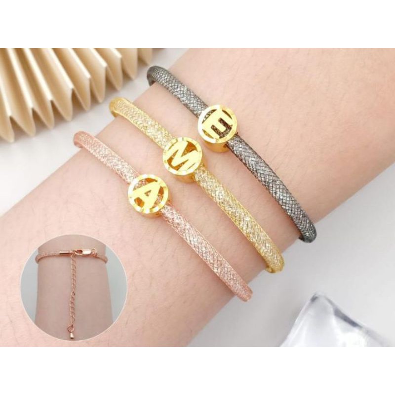 gelang Glifter waterproof inisial huruf Semar nusantara