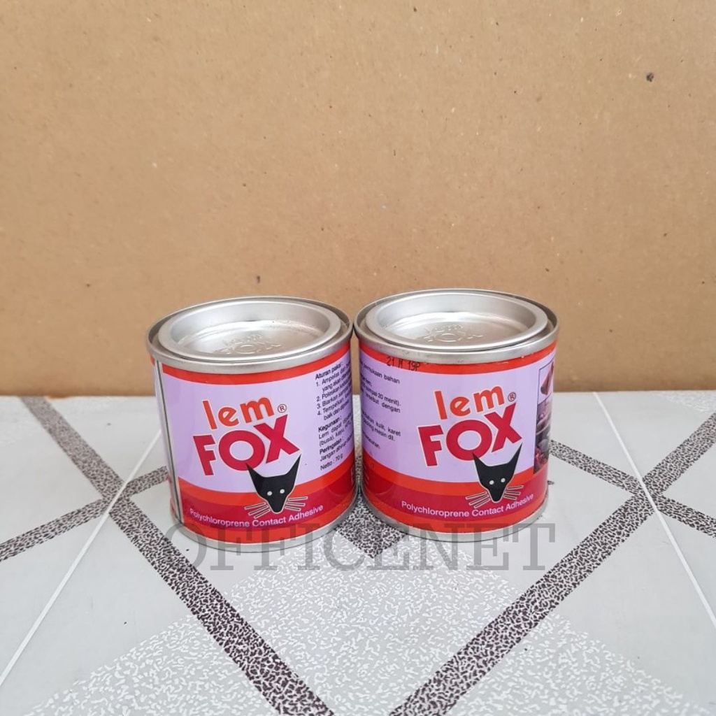 Lem Fox 70 gram / lem kuning Fox 70 gr