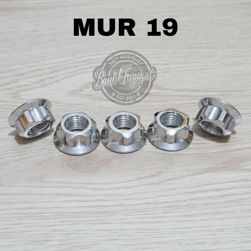 mur 19 probolt silver gear new model stainless original thailand