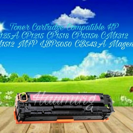 Toner Cartirdge Compatible HP 125A CP1215 CP1515 CP1518 CM1312 CM1512 CP 1215 CB543A Magenta