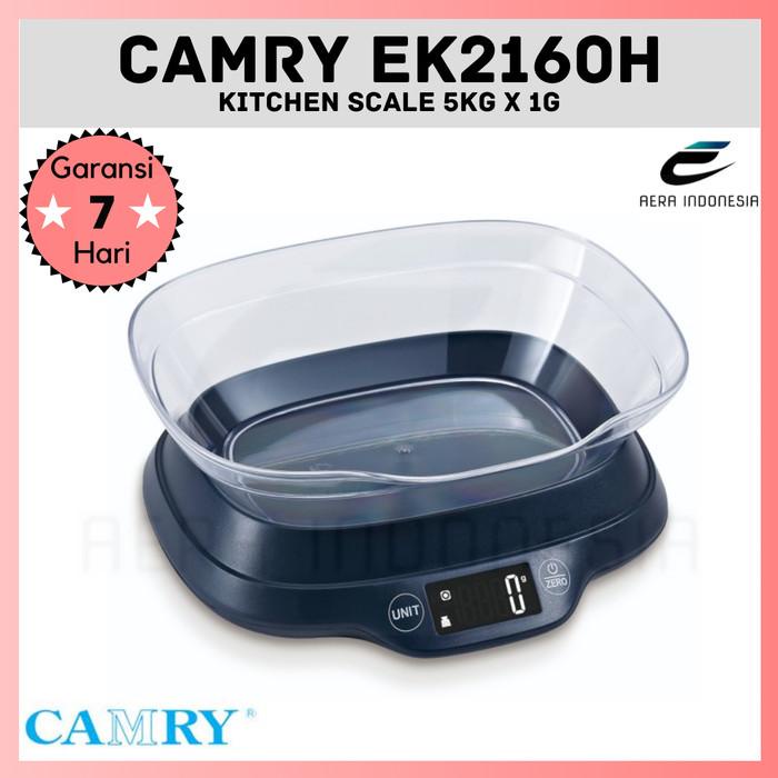 Camry Timbangan Dapur Digital Camry Ek 2160H Kitchen Scale 5Kg X 1G
