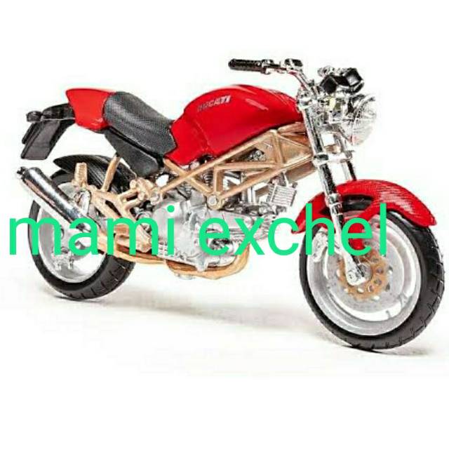 diecast ducati MONSTER-9 edisi shell v-power