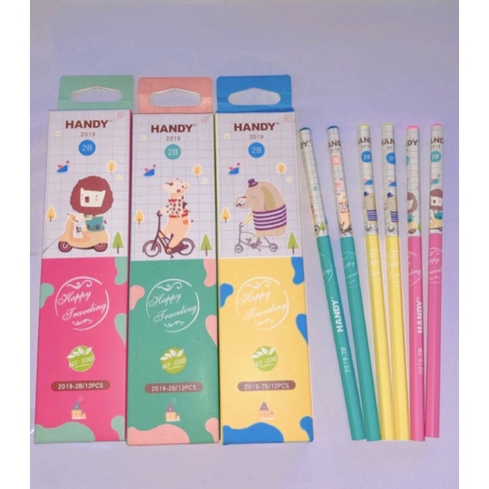 

PENSIL 2B MEREK HANDY 2019 / HANDY 2020 / HANDY 2022 / HANDY 2023 ( Isi 12 biji )