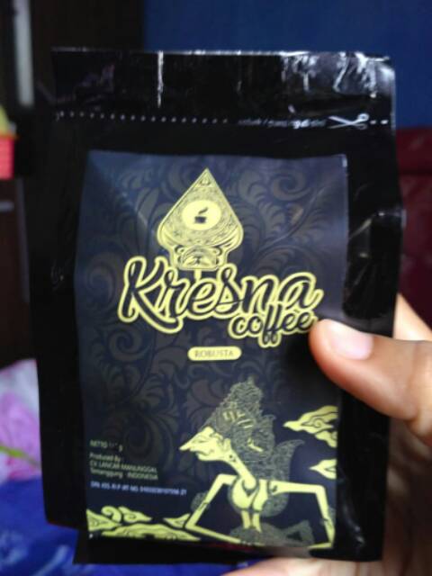 Kopi Kresna Coffee Robusta Bubuk Ground Kopi Murni Original Temanggung Tanpa Campuran 200 Gram Kemasan Ekonomis