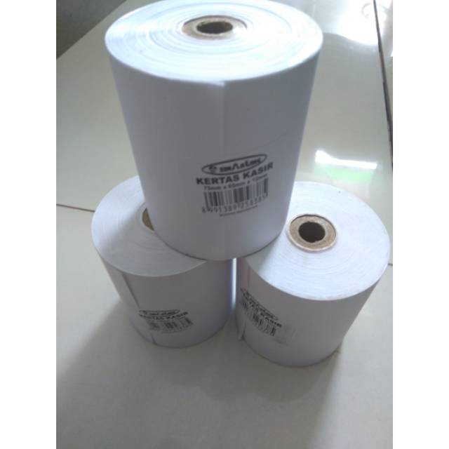 

Kertas Telstruk / Kasir 75 mm x 65m x 12mm SINARLINE