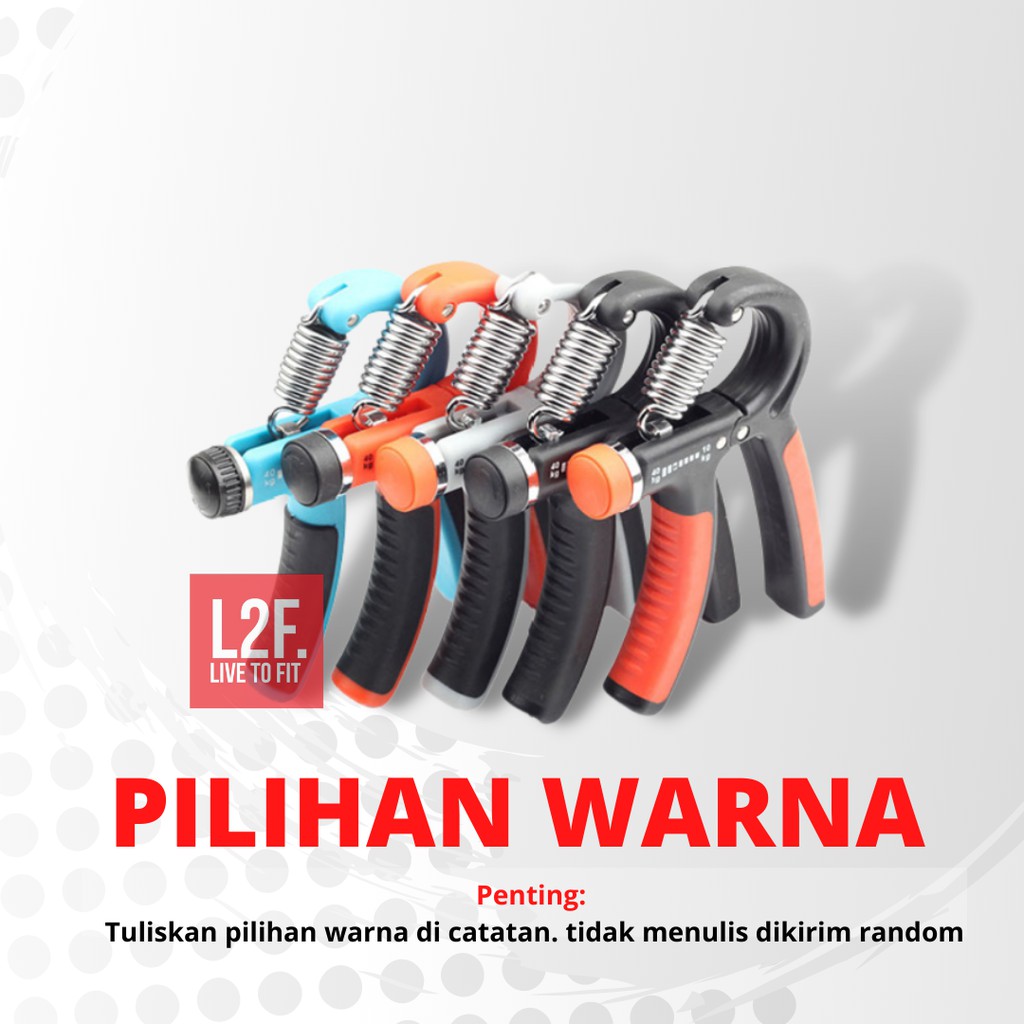 Alat Fitness Latihan Adjustable Portable Hand Grip Otot Pergelangan Tangan 10-40kg GRATIS ONGKIR COD