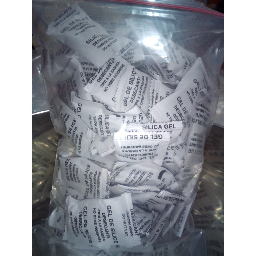 SILICA GEL 1Kg Natural Silica Alami Bungkus KERTAS Sachet Silika Gel KILOAN Grosir Silica Gel Murah