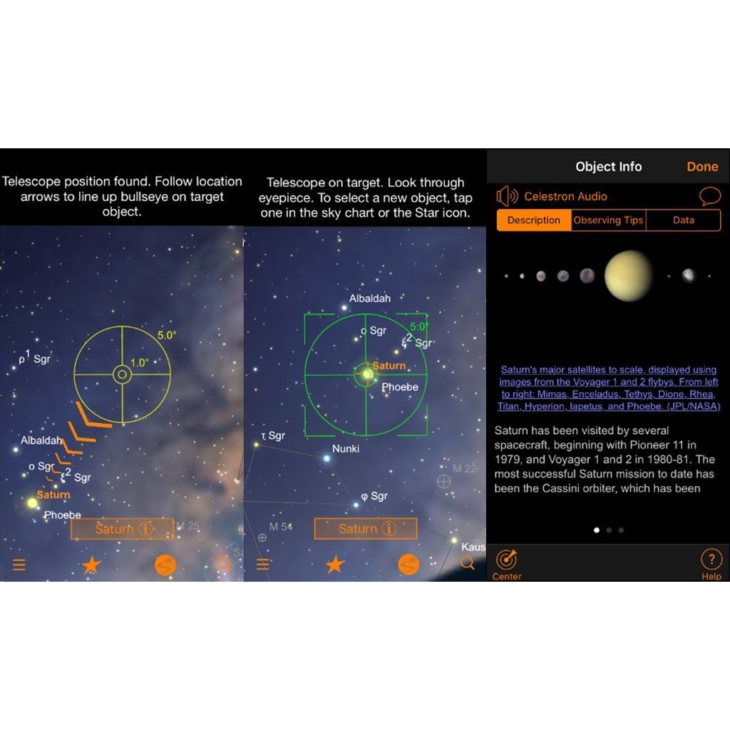 CELESTRON StarSense Explorer LT 80AZ LT80AZ - Teleskop Teropong Bintang Dengan Smartphone Dock (StarSense Explorer APP)