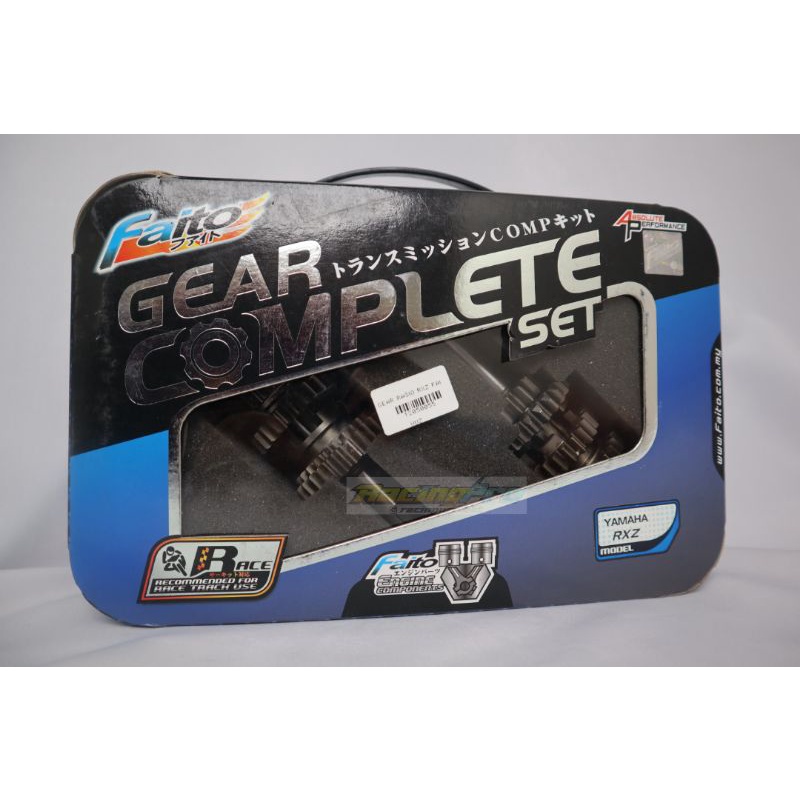 GIGI RASIO GEAR TRANSMISI YAMAHA RXZ RX Z FAITO GEAR GIR RASIO RXZ COMPLETE SET