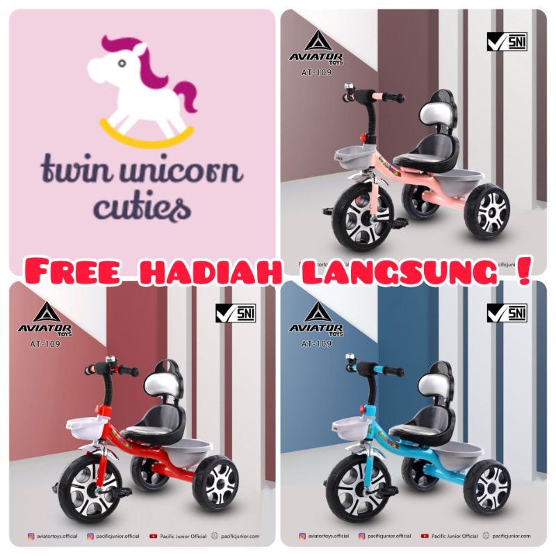 SEPEDA ANAK RODA TIGA AVIATOR AT 109