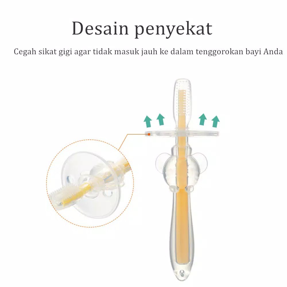 Sikat Gigi Bayi Silicon - Finger Tooth Brush - Pembersih Mulut Bayi