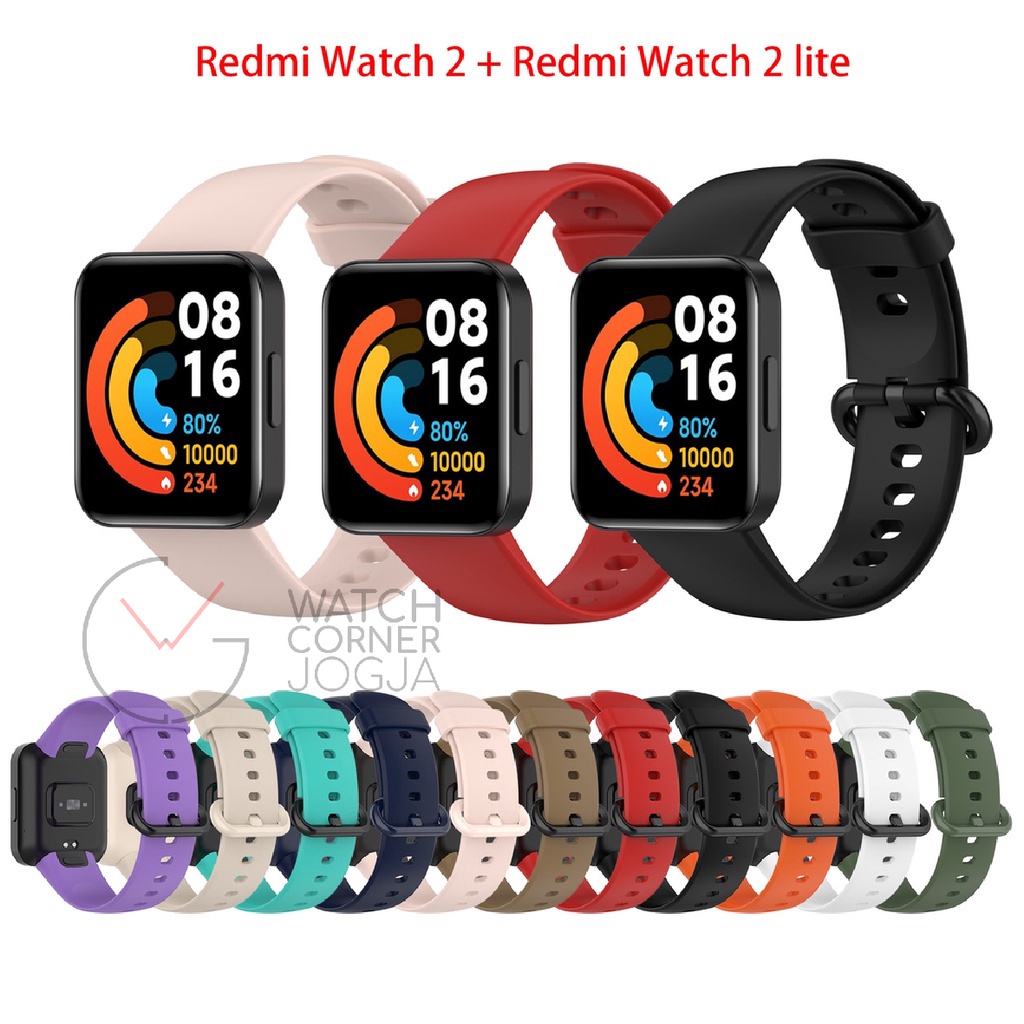 Tali Strap Silicone Redmi Watch 2 Lite Rubber Silikon Redmi Watch 2