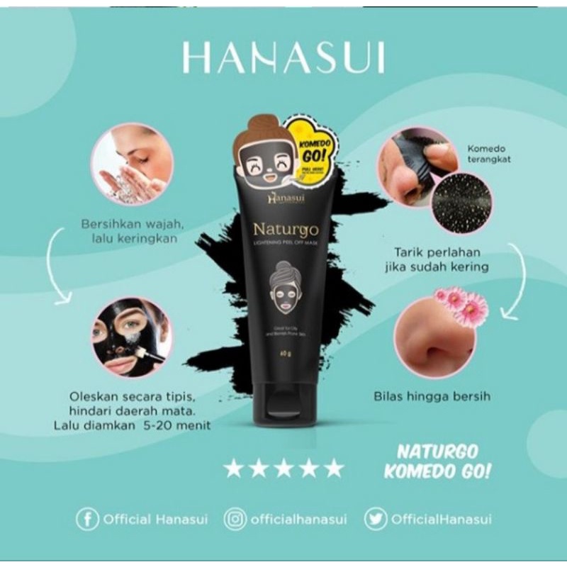 HANASUI NATURGO BLACK TUBE-